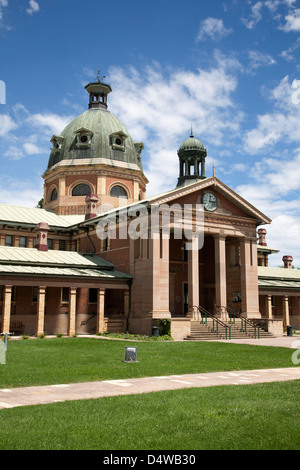 Historic neoclassical architecture of the Courthouse Building Bathurst New South Wales Australia Stock Photo