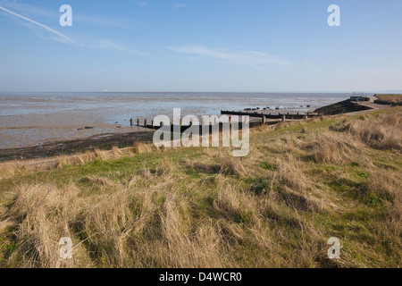 The Isle of Grain, north Kent, proposed site for the airport nicknamed Boris Island, England UK Stock Photo