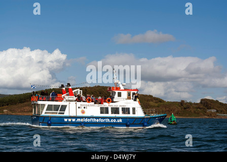 The Maid of the Forth  heading from South Queensferry, near Edinburgh, to Inchcolm island. Stock Photo
