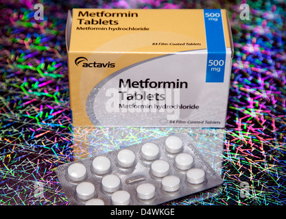 Metformin tablets for diabetes may also be effective as a cancer treatment, London Stock Photo