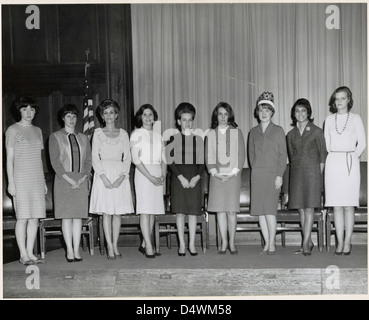 Photograph of Miss Archives Contest in the Auditorium, 1966 Stock Photo