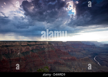 Grand Canyon as seen from Mohave Point South Rim, Arizona, USA. Stock Photo