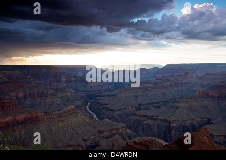 Grand Canyon as seen from Mohave Point South Rim, Arizona, USA. Stock Photo
