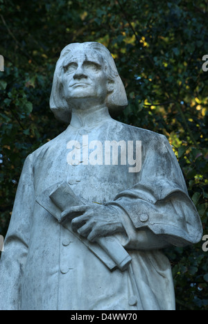 Weimar, Germany, monument of the famous composer Franz Liszt Stock Photo