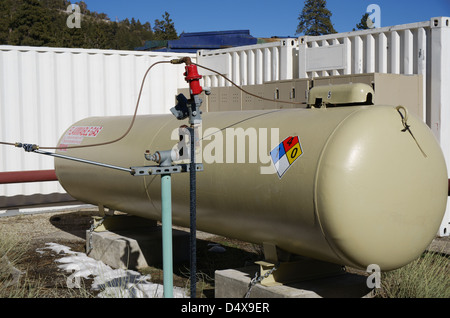 Propane fuel tank Stock Photo