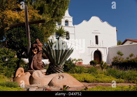 Chapel of the Mission Basilica San Diego de Alcalá in San Diego, California, United States of America, USA Stock Photo