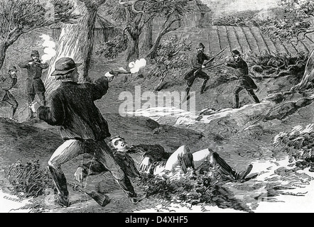 JOHNNY GILBERT (1842-1865) Canadian-born Australian bushranger engraved ...