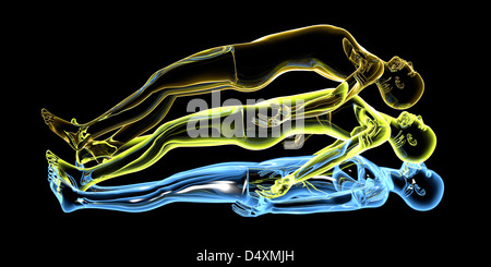 3d Rendered Illustration Astral Projection Stock Illustration 118272139