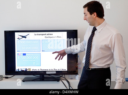 FEAR OF FLYING TREATMENT Stock Photo