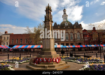 War Memorial Retford Market Town Nottinghamshire County England UK ...