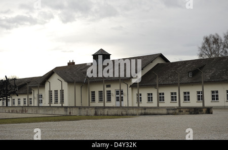 Dachau Concentration Camp. Nazi camp of prisoners opened in 1933. Germany. Stock Photo