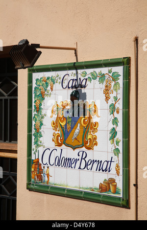Cava,winery in Sant Sadurní d’Anoia near Barcelona, Spain Stock Photo