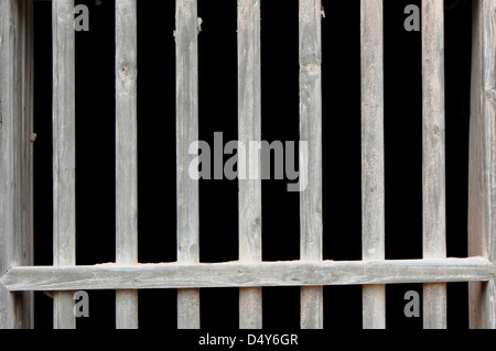 Aged wood bark with irregular texture, can be used as background Stock Photo