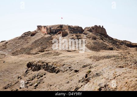 citadel, ani ruins, kars area, north-eastern anatolia, turkey, asia Stock Photo