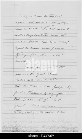 Inaugural Address, Kennedy Draft, 01/17/1961 (Page 4 of 9) Stock Photo