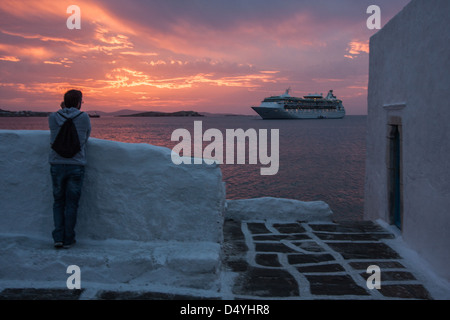 Picture taken in Mykonos, greece Stock Photo