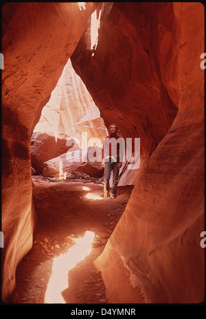 Escalante River Gorge, 05/1972. Stock Photo