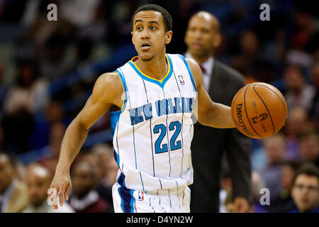 New Orleans Hornets guard Brian Roberts (22) poses for his portrait during  their NBA basketball media day at their practice facility in Westwego, La.,  Monday, Oct. 1, 2012. (AP Photo/Gerald Herbert Stock