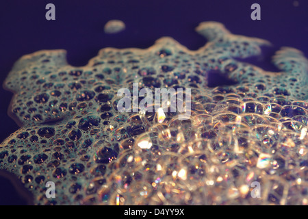 abstract background with perfect multicolored foam bubbles Stock Photo