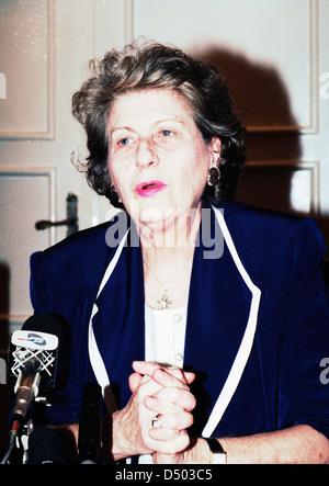 Convicted War Criminal Biljana Plavsic Stock Photo