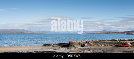 Broadford harbour on the Isle of Skye in Scotland. Stock Photo