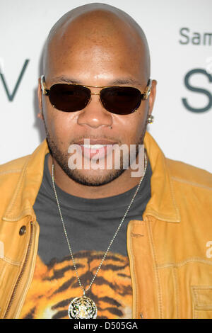 Flo Rida attends the Samsung Spring Launch event at the Museum of American Finance on March 20, 2013 in New York City. /picture alliance Stock Photo