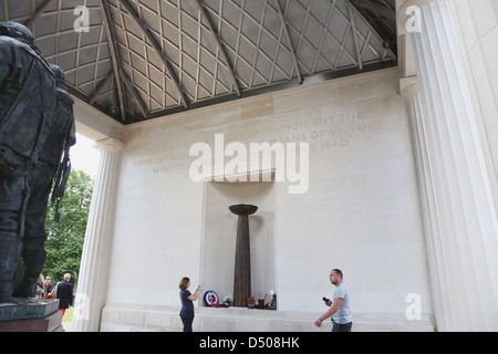 RAF Bomber Command Memorial at Green Park in London, England Stock Photo