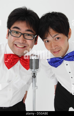 Comedians performing Stock Photo