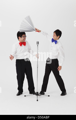 Comedians performing Stock Photo