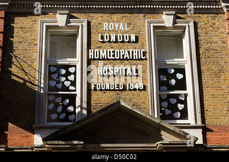 The Royal London Homœopathic Hospital is now the Royal London Hospital for Integrated Medicine. Stock Photo