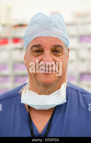 Hospital operation surgery NHS Admission Doctor Surgeon admission Stock Photo