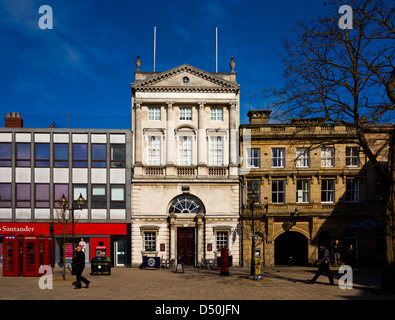 Buildings in Market Square Stafford Staffordshire England UK Stock Photo