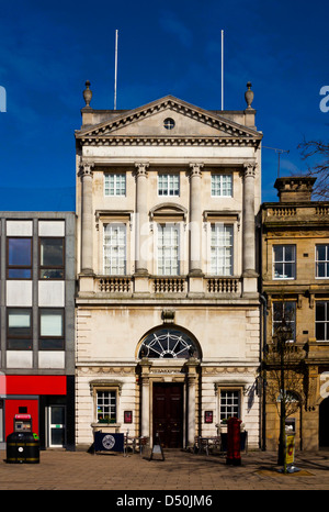 Buildings in Market Square Stafford Staffordshire England UK Stock Photo