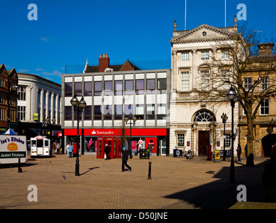 Buildings in Market Square Stafford Staffordshire England UK Stock Photo