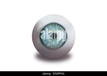 human eye isolated on white Stock Photo