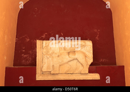 The Byzantine museum inside the Old Fort, Old Town, Corfu Town, Corfu Island, Greece, Europe Stock Photo