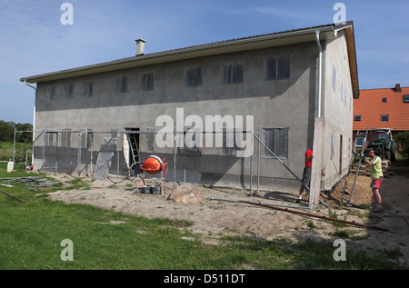 New Kätwin, Germany, of a detached shell Stock Photo