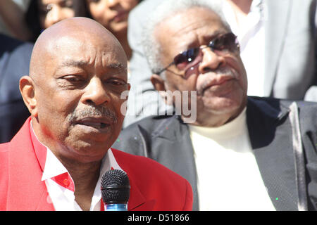 March 20, 2013 - Hollywood, California, U.S. - I15595CHW .The Funk Brothers Honored With Star On The Hollywood Walk Of Fame .7065 Hollywood Blvd, Hollywood, CA .03/21/2013 .. 2013(Credit Image: © Clinton Wallace/Globe Photos/ZUMAPRESS.com) Stock Photo