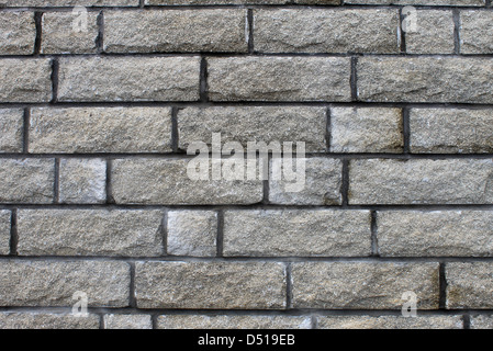 Abstract background of grey or gray brick wall. Stock Photo