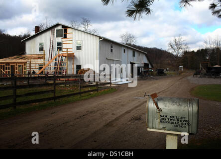 Dec 05, 2012 - Bergholz, Ohio, U.S. - The Mullet farmhouse outside Bergholz, Ohio. (Credit Image: © Michael Francis McElroy/ZUMAPRESS.com) Stock Photo