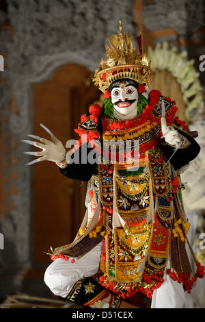 Asia, Indonesia, Bali, Central region, Ubud, traditional dance in the wantilan, the Barong Stock Photo