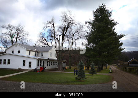 Dec 05, 2012 - Bergholz, Ohio, U.S. - The Mullet farmhouse outside Bergholz, Ohio. (Credit Image: © Michael Francis McElroy/ZUMAPRESS.com) Stock Photo