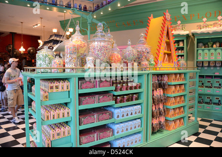 Inside honey dukes at the Wizarding World of Harry Potter Universal Studios Orlando Florida Stock Photo