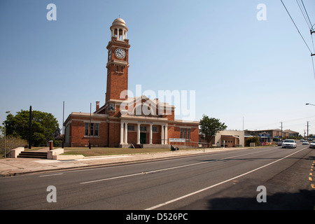 Gympie Courthouse & Clocktower on Channon Street Gympie Queensland Australia Stock Photo