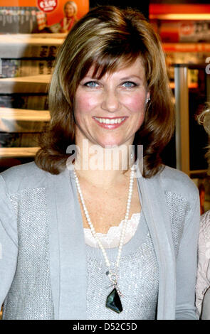 Norwegian Princess Martha Louise is pictured while promoting her book 'Discover your guardian angel' at the AKO book shop of the Amsterdam Schiphol Airport, The Netherlands, 03 November 2010. Photo: Albert Nieboer  NETHERLANDS OUT Stock Photo