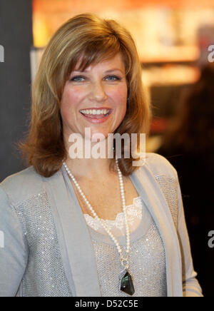 Norwegian Princess Martha Louise is pictured while promoting her book 'Discover your guardian angel' at the AKO book shop of the Amsterdam Schiphol Airport, The Netherlands, 03 November 2010. Photo: Albert Nieboer  NETHERLANDS OUT Stock Photo