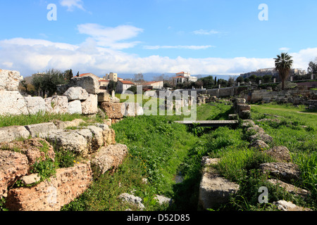 greece attika athens the ruins of the kerameikos Stock Photo