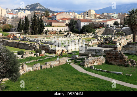 greece attika athens the ruins of the kerameikos Stock Photo