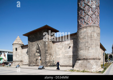 yakutiye madrasa, town of erzurum, eastern anatolia, turkey, asia Stock Photo