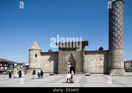 yakutiye madrasa, town of erzurum, eastern anatolia, turkey, asia Stock Photo